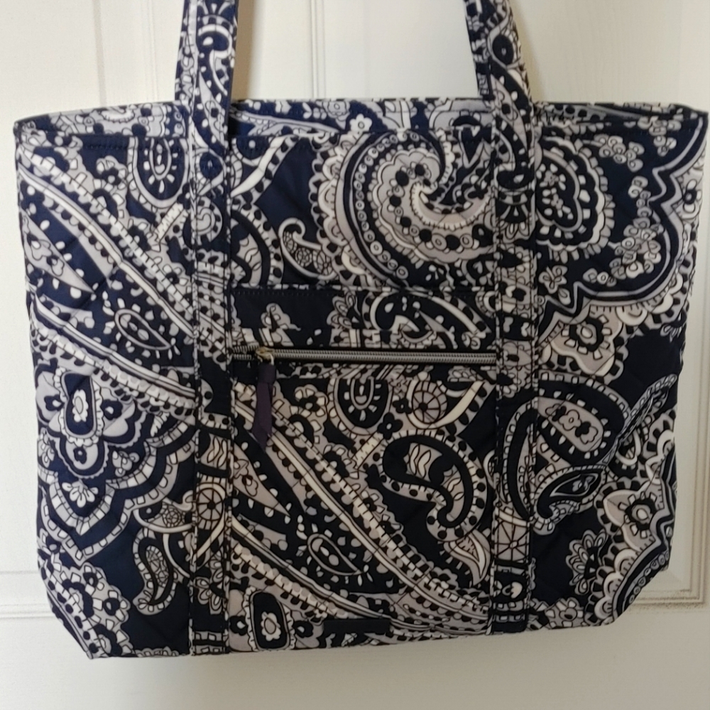 Vera Bradley Night Paisley Neutral Totr